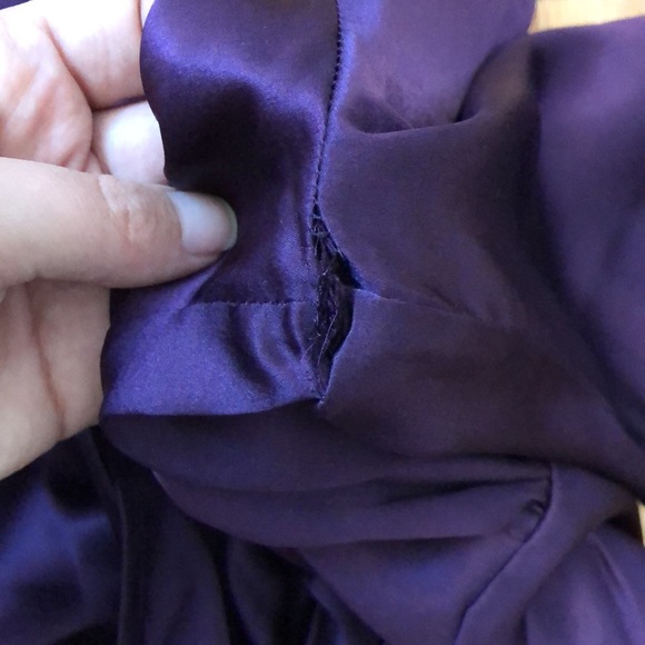 DVF Torin purple silk blouse - Picture 12 of 13